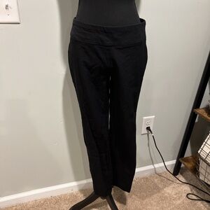 Crown And Ivy Black Stretch Waist Pull Over Business Pants/Slacks Size 6 Women’s